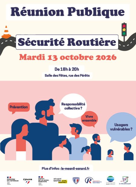Affiche réunion publique